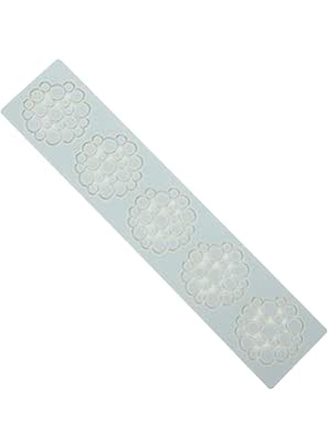 Food Grade Silicone Fondant Mold 5 Cavity Round Baking Tool Cake Decoration - Image 1
