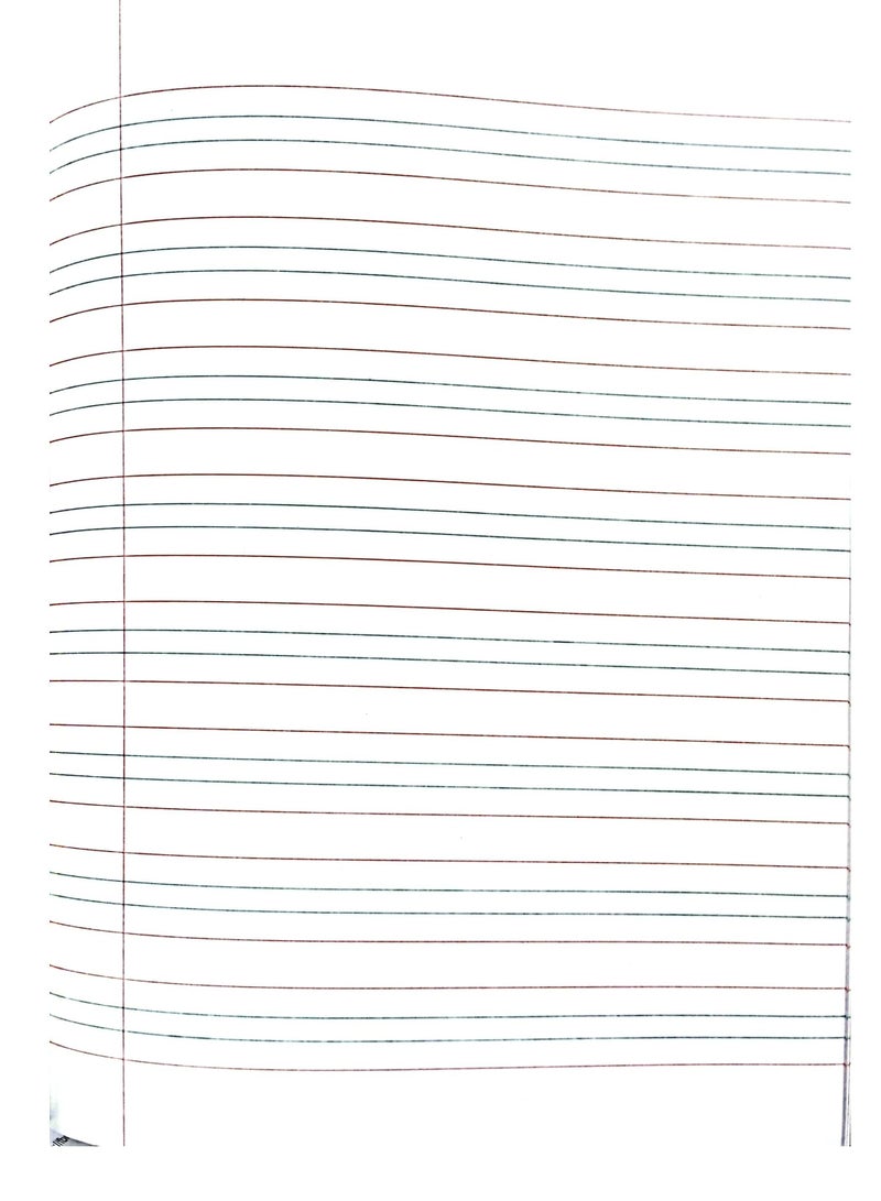 Paper Line دفتر تمارين 4 أسطر انجليزي 50 ورقة أحمر - Image 2