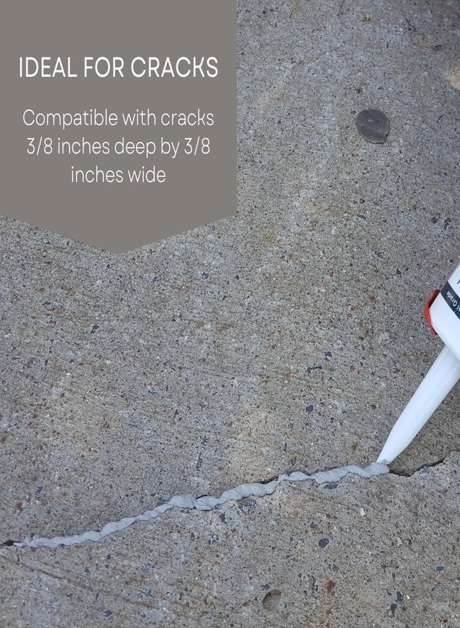Akona Concrete Repair Tube - Liquid Crack Filler, Repair Cement, Cracks, Driveways, Patios, Ready-to-Use, Outdoor and Indoor (10 Ounce, 1) - Image 5