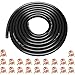 Logosophia 10ft 14 ID Fuel Line Hose with 20pcs 25 Clamps Fits Kawasaki Kohler Briggs Stratton Small GasDiesel Engines Generators Powersports Durable Flexible Rubber Hose Kit - Image 2