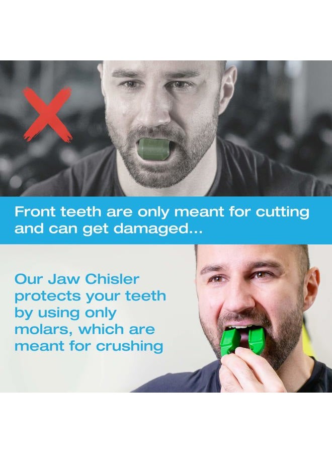 Tilcare Jawline Exerciser Jaw Exerciser for Men and Women That helps to workout your Jaw, Neck and tone your face with exercise - Face Slimmer That will chisel your Jawline - Intermediate 50lb - Image 4