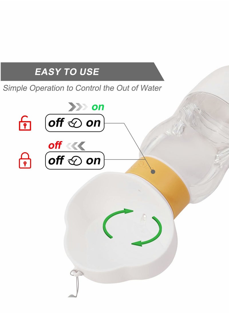 NIBEMINENT - Portable Dog Water Bottle with Food Container for Outdoor Walking Traveling and Hiking - Image 1
