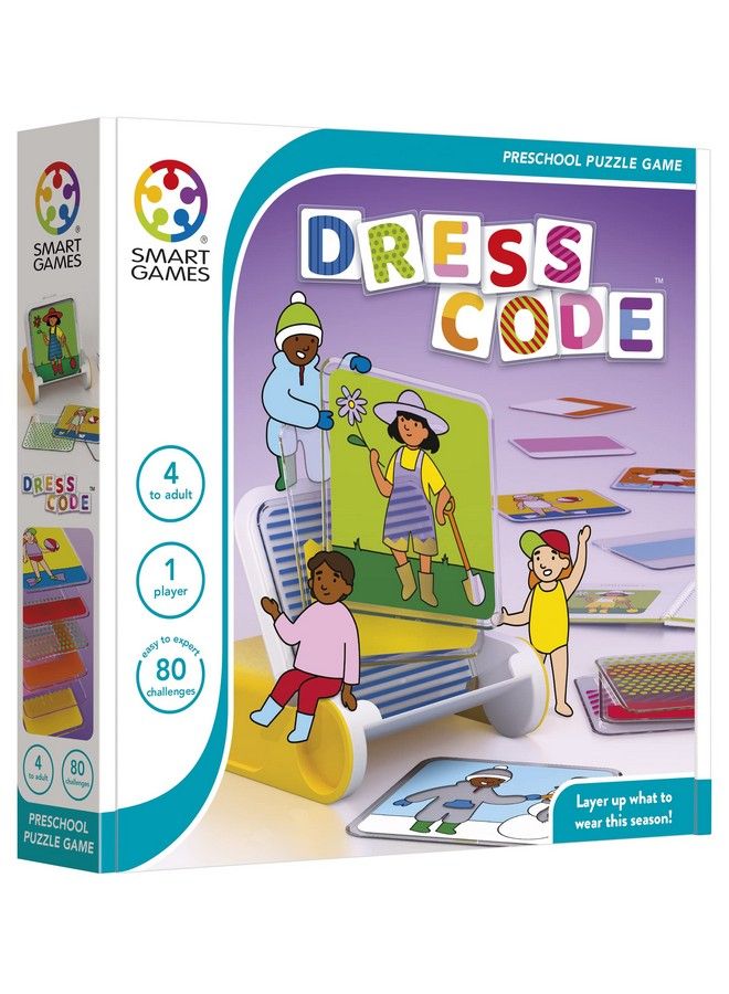 SmartGames Dress Code Stacking Game With 80 Challenges For Kids Ages 4 +  - Image 3