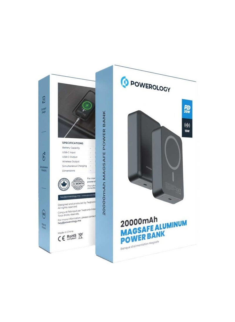 Powerology 20000 mAh 20W PD & 15W Magsafe Powerbank  - Image 5