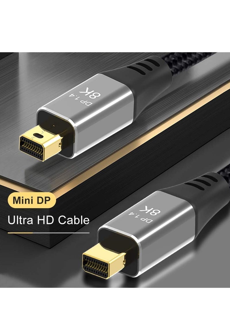 Generic 2M 6.6FT Mini DisplayPort to 8K(7680x4320)@60Hz 4K@144Hz DP to DP1.4 Ultra HD Cable Converter Bi-Directional Transmission  - Image 3