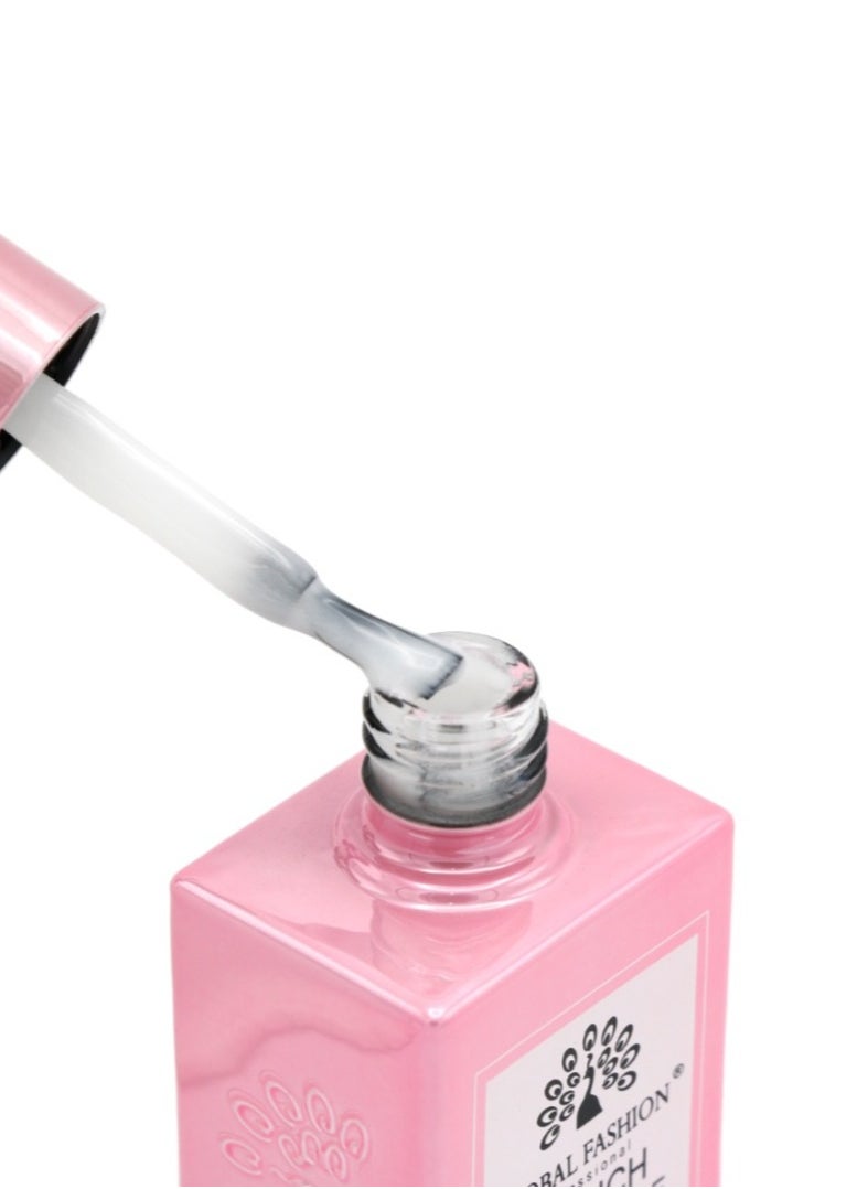 GLOBAL FASHION Professional - GLOBAL FASHION Professional French Rubber Base Coat 15ml: Long-Lasting, Durable, & Chip-Resistant Gel Nail Polish Base Coat for Manicure and Pedicure | (13) - Image 1