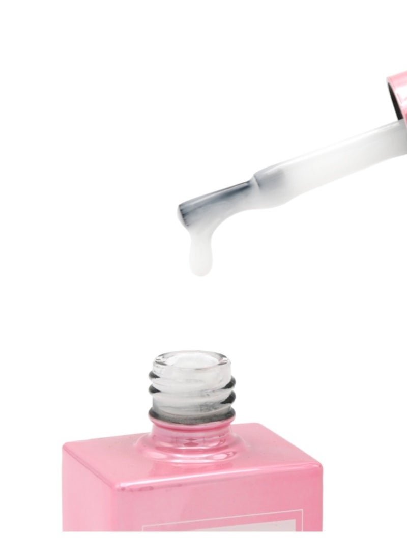 GLOBAL FASHION Professional - GLOBAL FASHION Professional French Rubber Base Coat 15ml: Long-Lasting, Durable, & Chip-Resistant Gel Nail Polish Base Coat for Manicure and Pedicure | (13) - Image 1