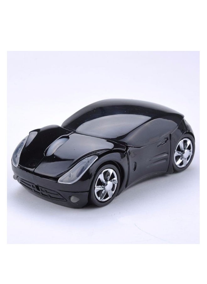 NIBEMINENT - 2.4GHz Wireless Mouse, Classic Car Shape Mouse with USB Receiver, Ergonomic Optical Mouse for Laptop PC - Image 1
