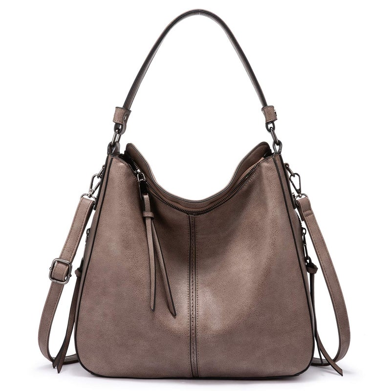 Realer Hobo Bags for Women Ladies Handbags Women Purses Shoulder Bag Tote Bag Large Crossbody Bag Faux Leather - Image 1