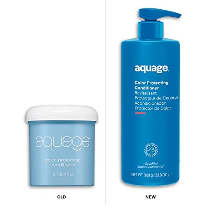 Aquage COLOR PROTECTING CONDITIONER, DEEP-PENETRATING MOISTURIZER SEALS IN HAIRCOLOR, INFUSED WITH NUTRIENT-RICH SEA BOTANICALS, RESTORES HAIR AND ADDS SHINE, 33.8 OZ - Image 2