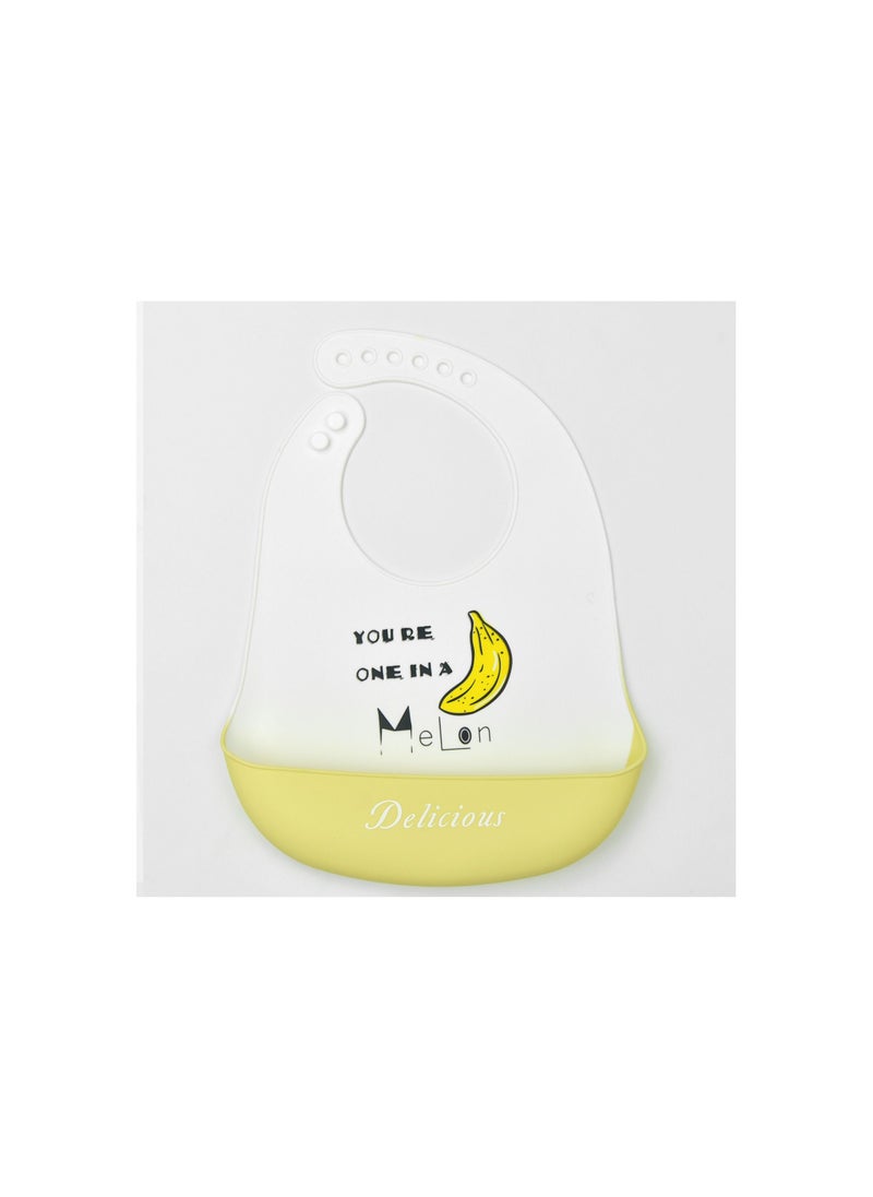 Loquat Silicone Cartoon Printing Baby Bib 