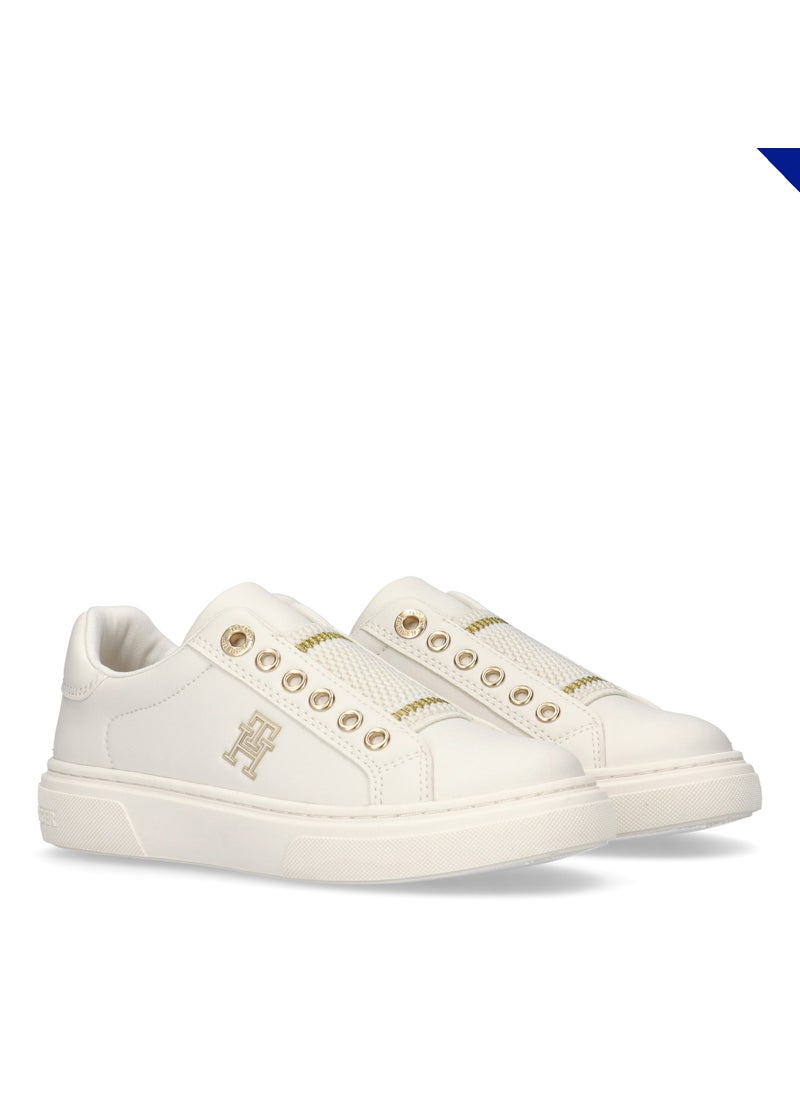 TOMMY HILFIGER Kids Lace Up Low Top Sneakers  - Image 1