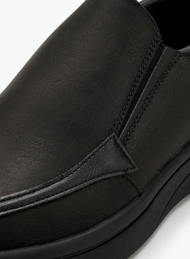 لي كوبر أحذية رجالية سادة سهلة الارتداء