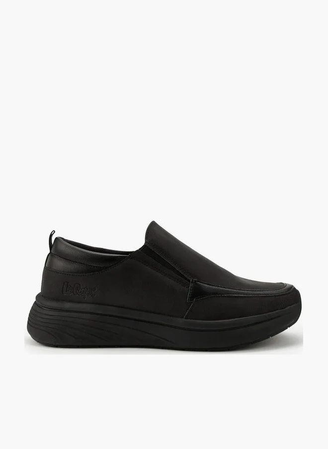 لي كوبر أحذية رجالية سادة سهلة الارتداء