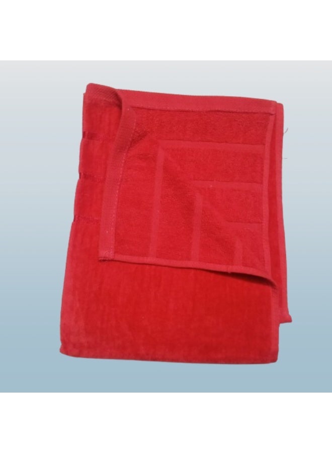 High-quality 3-piece towel set (one side cotton, one side velvet), 50x100 cm - Image 4