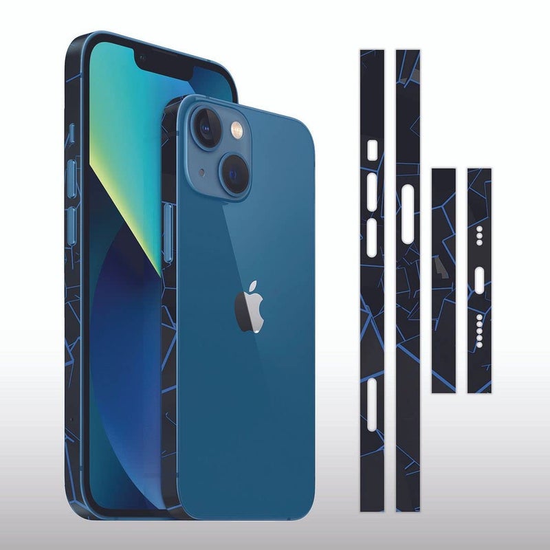 FCS Chrome Vinyl Sticker Edge Side Skin Compatible for iPhone 13 | Dust & Scratch Protector (-18) - Image 2