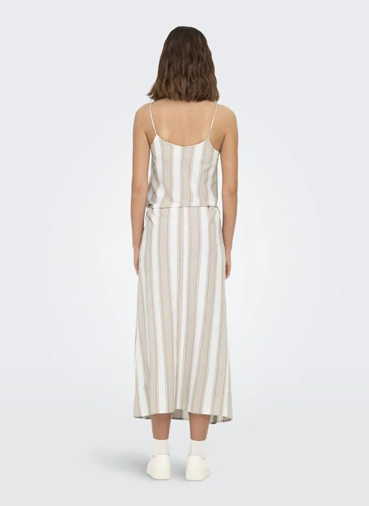 اونلي Onljakiri Linen Maxi Skirt