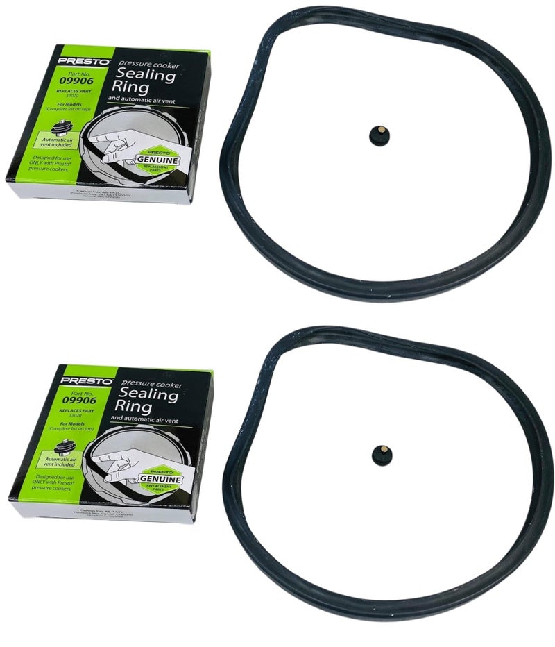 Seneca River Trading 2 Pk, Presto Pressure Cooker Sealing Ring Gasket 09906 - Image 1