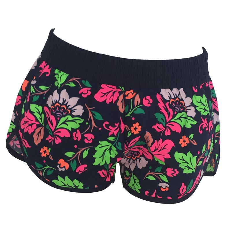 and style beach pants size quick-drying shorts seaside vacation hot spring slim floral shorts a generation of hair - Image 2