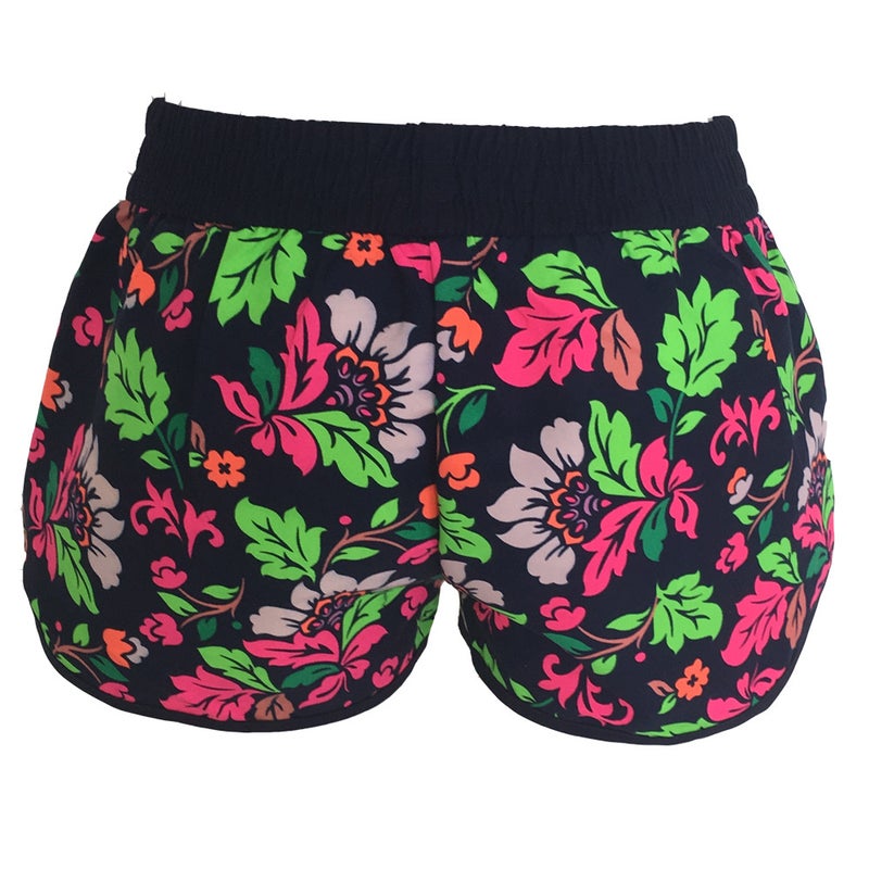 and style beach pants size quick-drying shorts seaside vacation hot spring slim floral shorts a generation of hair - Image 4