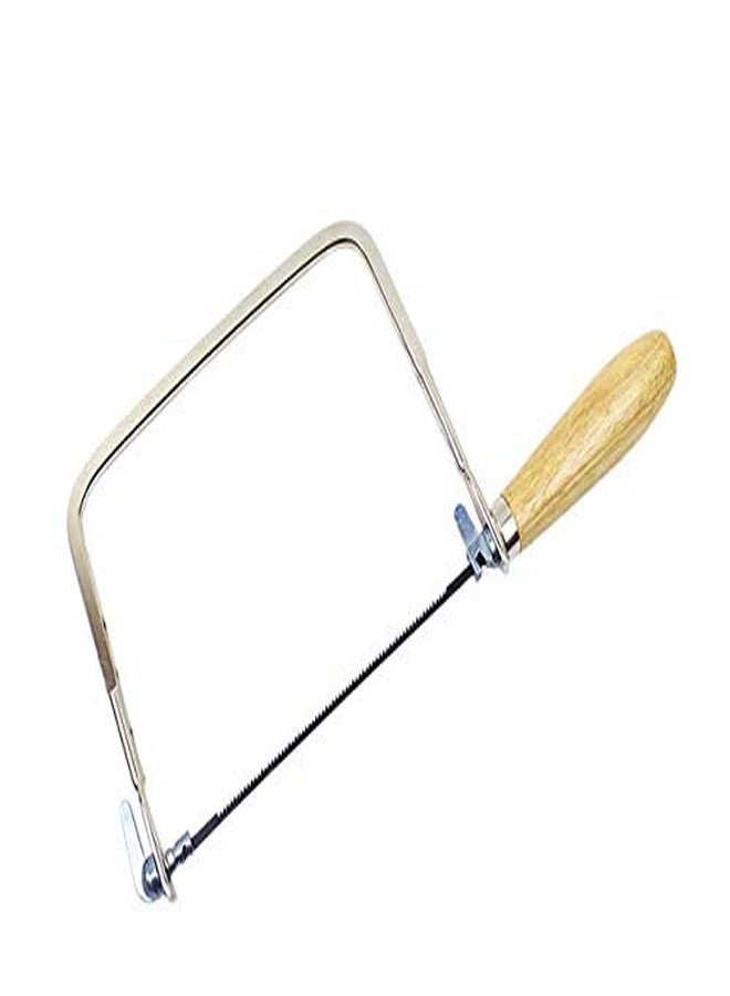 Excel Blades 8-Piece Coping Saw Set - Includes 4 Blades, 4-Way Hand File & Sanding Stick - Precision U-Frame Handsaw Kit for Wood, Plastic, Metal, and Rubber Cutting - Image 4