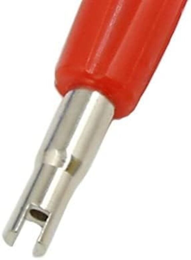 Aracey 6Pcs Tire Valve Stem Removal Tool - Dual Single and Double Heads Valve Core Remover Tool,Great Tire Repair Tool for Various Valve Cores,R134a R12 HVAC Air Conditioning Valve Core Remover  - Image 3