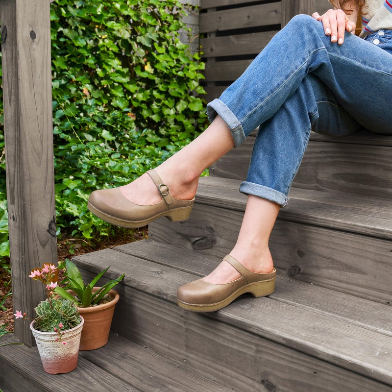 Dansko Bria Slip-On Mary Jane Mule Clogs for Women â€“ Memory Foam and Arch Support for All -Day Comfort and Support â€“ Lightweight EVA Outsole for Long-Lasting Wear Black 6.5-7 M US - Image 2