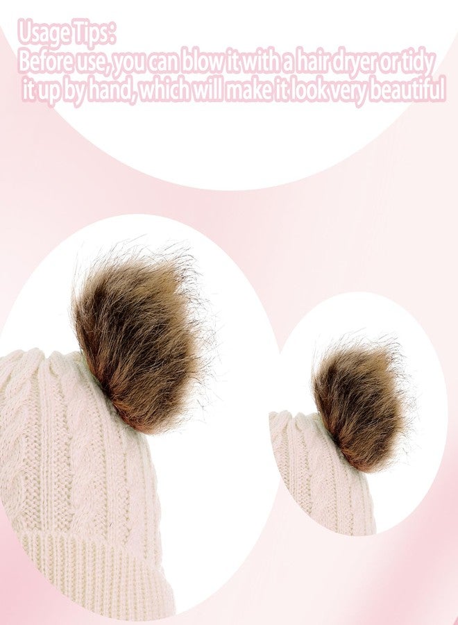 Yolyoo 3 Pack Fashion Winter Beanie Hat Scarf Gloves Set for Kids,Knit Pompom Toddler Hats Neck Warmer Gloves for Girls Boys - Image 4