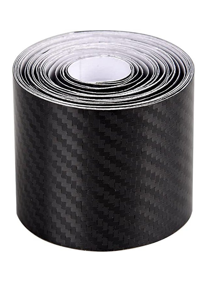 Generic Carbon Fiber Vinyl Rolled Strips, Black Carbon Fiber Protective Car Doors Car Door Strips (50cm x 2m)  - Image 1