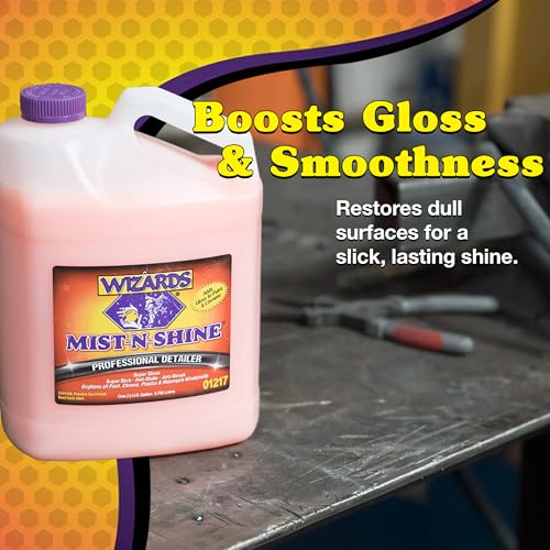 Wizards Mist-N-Shine Detailer_ High Gloss Car Detailing, Surface Cleaner Spray 1 Gallon - Image 5