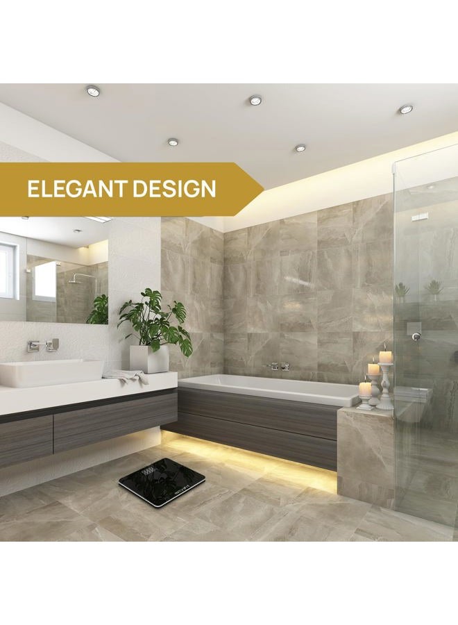 INEVIFIT Bathroom Scale, Highly Accurate Digital Bathroom Body Scale, Precisely Measures Weight up to 400 lbs - Image 2