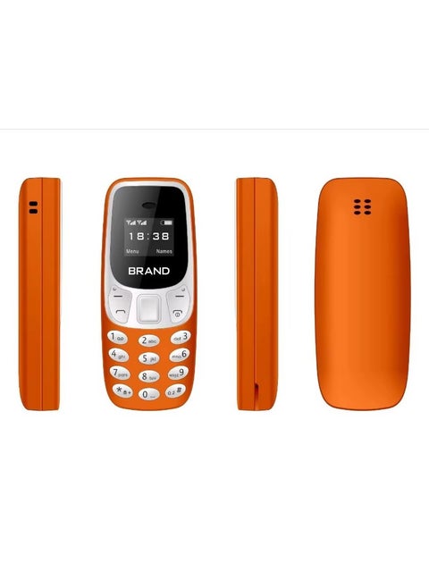 BM10 0.66 Inch OLED Screen Magic Voice Changer Mini BM10 Cell Phone mini phone Orange