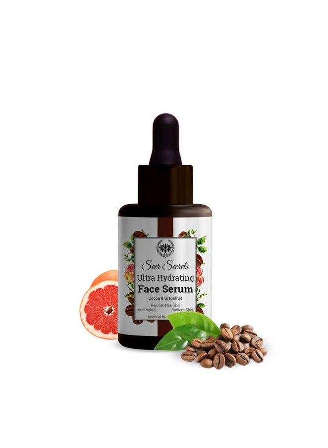 Seer Secrets Cocoa Ultrahydrating Serum For Skin ; Serum For Face Glowing And Whitening For Sensitive Skin & Prevents Premature Ageing Suitable For All Skin Types 30Ml - Image 2