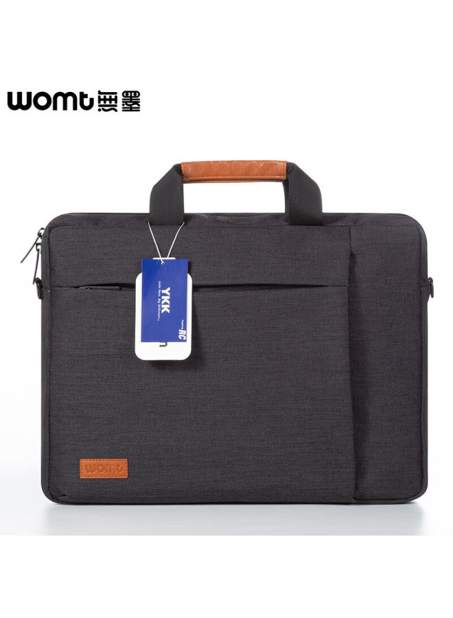 Womt حقيبة كمبيوتر محمول حقيبة يد كتف واحدة 15.6/16.1 بوصة لـ Apple Huawei Xiaomi Asus Dell - Image 2