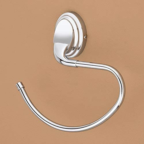 Primax Cubic Stainless Steel 304 Grade Napkin Ring/Towel Ring/Napkin Holder/Towel Hanger/Bathroom Accessories (Chrome) Pack of 1 - Image 2