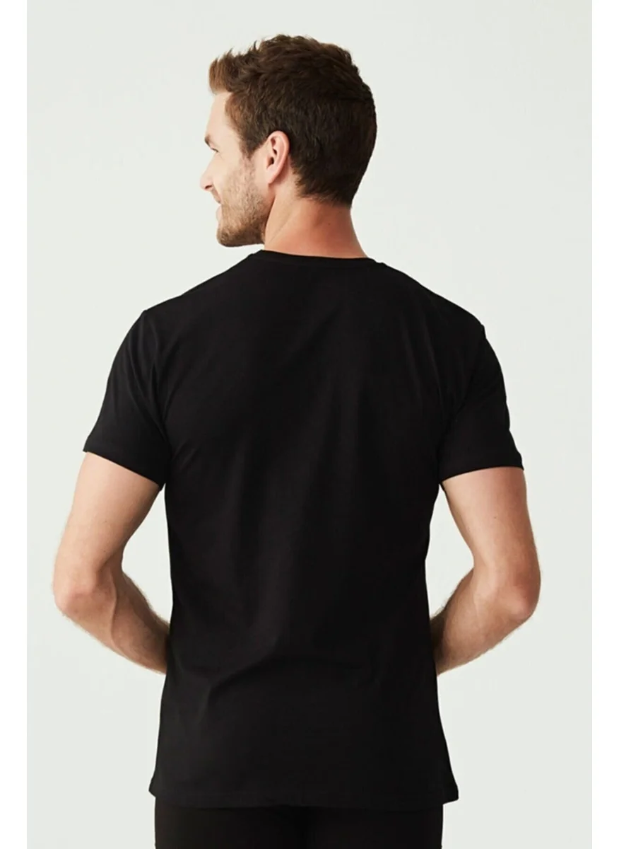 يو اس بولو اسن 2-Pack Crew Neck Short Sleeve Solid Color T-Shirt