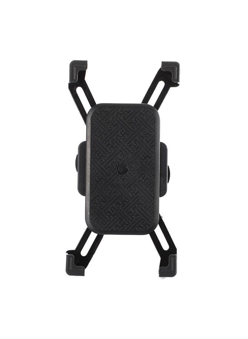 Huitich Handlebar Style Bike & Motorcycle Phone Holder with Black Button Universal Fit - Image 1