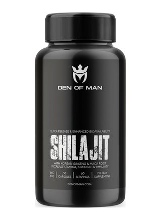 Den of Man Shilajit Capsules 600mg Pure Himalayan Shilajit Extract with Fulvic Acid Korean Ginseng and Maca Root Extract Natural Energy Booster 60 Count - pzsku/Z8DB4B6E6197F7BE47B28Z/45/1746287515/54ea8f78-697f-4177-be14-7cef839fd9e2