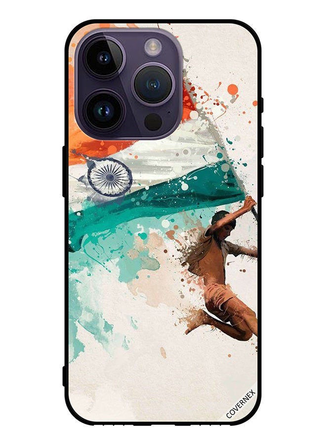 Covernex Protective Case Cover For Apple iPhone 14 Pro Holding India Flag While Flying - Image 1