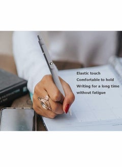 SYOSI 0.5 Gel Pen, Cute Kawaii Pens, Boxed Pen, Office Pen, Fine Point Signing Pen, Retractable Rolling Ball Quick-dry Ink Pens, Black Ink Smooth Writing Pen, for School Office Home, 5pcs (Lively Colors)  - Image 2