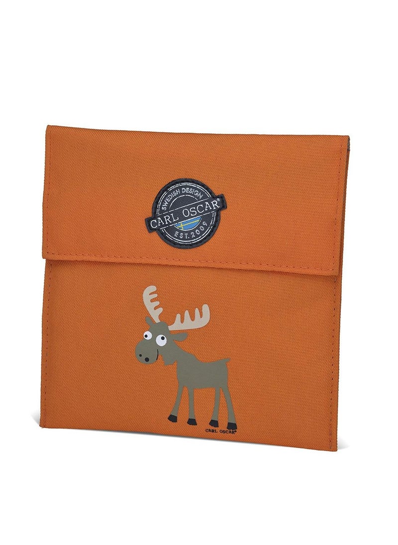 Carl Oscar Sweden Pack N' Snack™ Sandwich Bag - Orange - Image 1