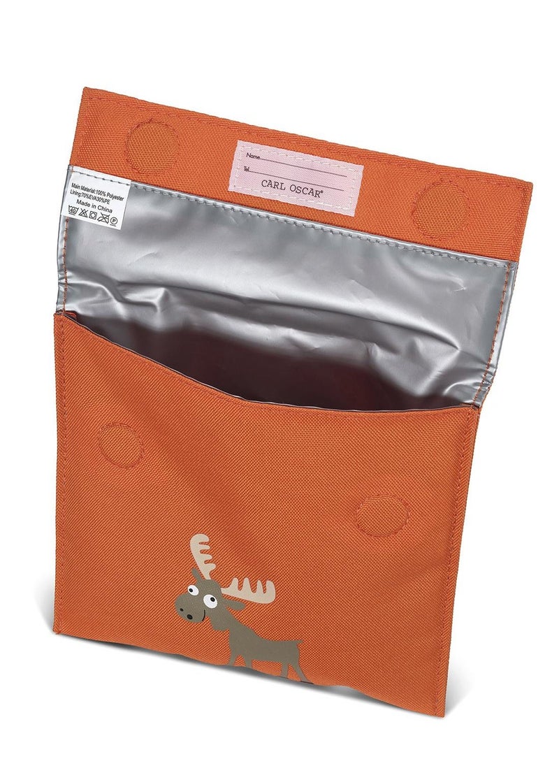 Carl Oscar Sweden Pack N' Snack™ Sandwich Bag - Orange - Image 3
