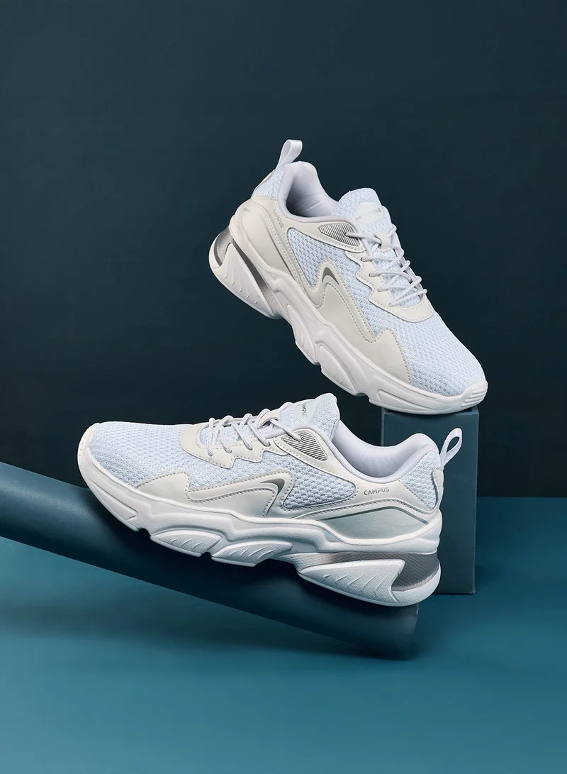 Women’s Low Top Sports Sneakers – Chic Silver Design Shoes that Adds a Fresh, Trendy Look