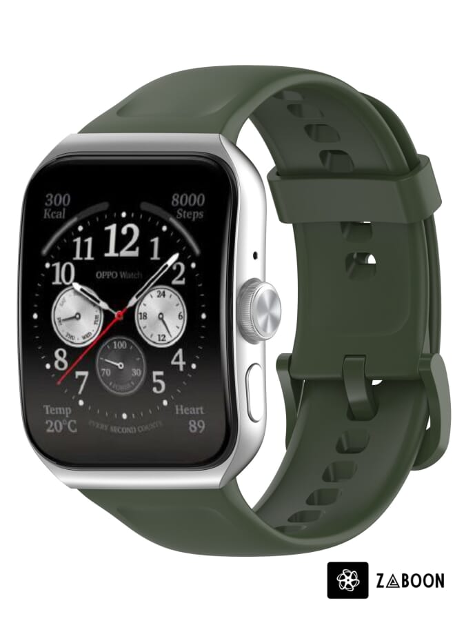 Zaboon سوار ساعة OPPO Watch 3 Pro بلون صلب من السيليكون الناعم - Image 1