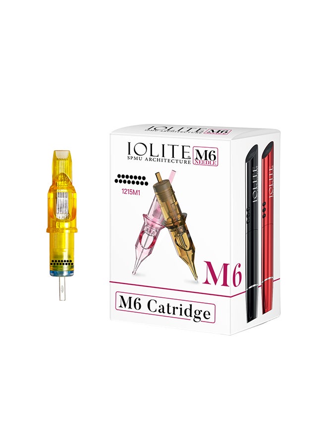 IOLITE 10 قطع من إبر خرطوشة الوشم، قلم SPMU Machine M6 للاستخدام مرة واحدة عالميًا - 1205RM - Image 1