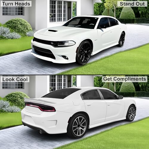 BOGAR TECH DESIGNS Tail Light Sidemarkers Tint Kit Compatible with and Fits Dodge Charger 2015-2023, Dark Smoke - Image 2