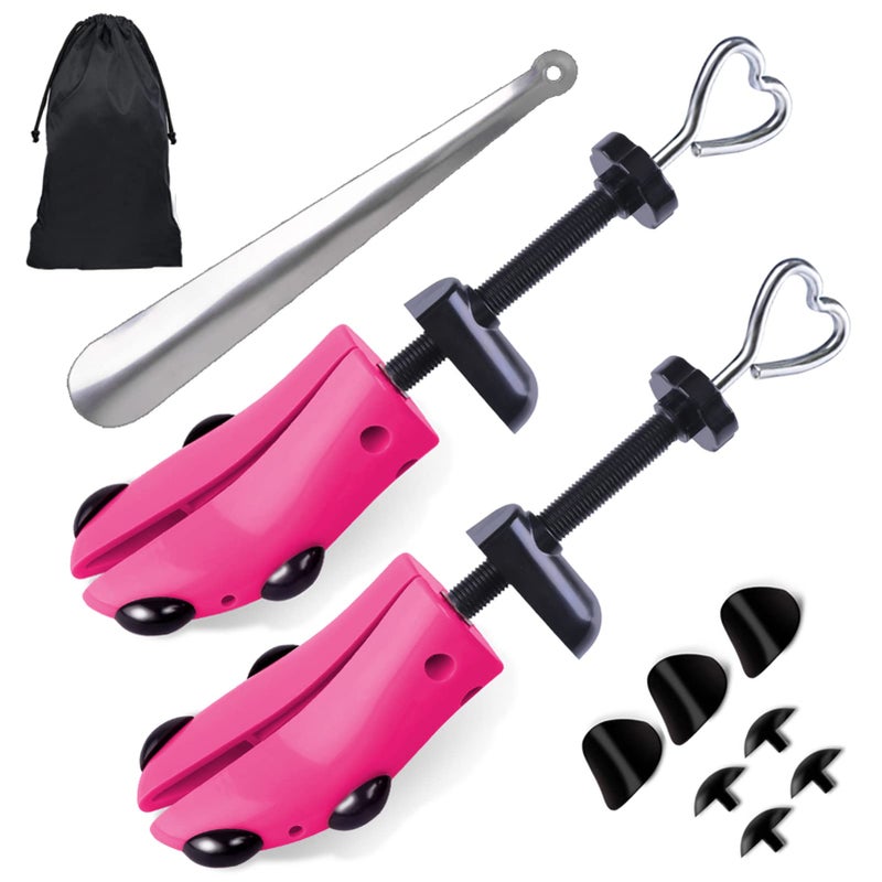 LANNEY Shoe Stretcher Women Wide Feet - 4 Way Adjustable Stretch Width and Length Shaper Shoe Tree Widener Expander - Image 1