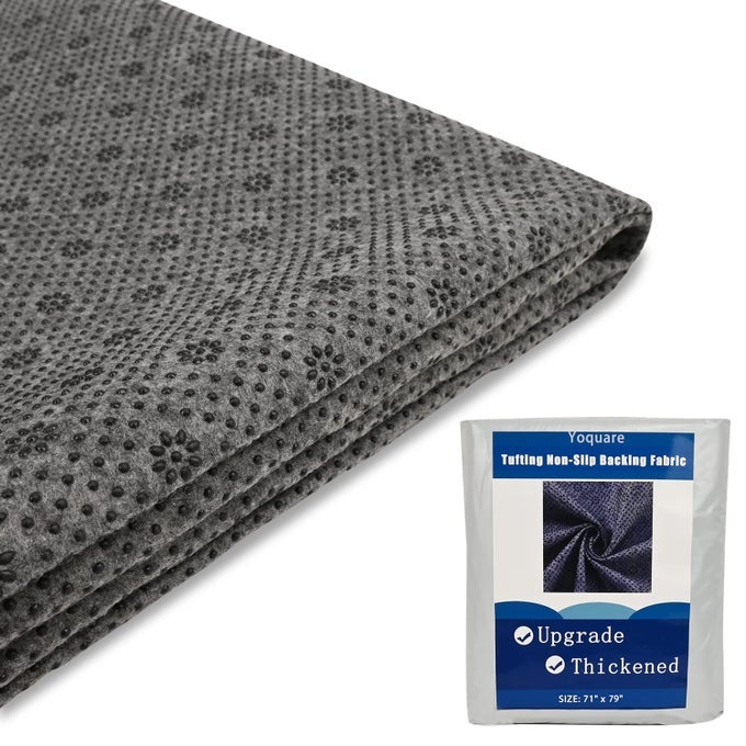 NONSLIP TUFTING CLOTH THICK BACKING FABRIC 2MM THICK MORE WEARRESISTANT TEARRESISTANT DURABLE PERFECT RUG BACKING FABRIC RUG MAKING SUPPLIES 71 X 79 INCH
