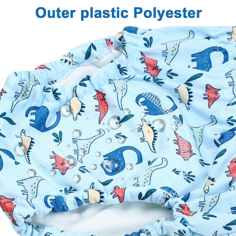 MooMoo Baby سروال تدريب بلاستيكي للأطفال MooMoo مقاوم للتسرب لتدريب الحمام للأولاد والبنات - Image 3