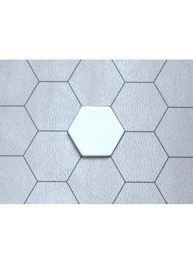 Hedral Value Pack Of 200 Blank 1" Hexagon Hex Board Game Chits Tiles Counters Markers Diy D&D - Image 4